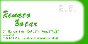 renato botar business card